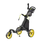 3 Wheel 360 Rotating Front Wheel Golf Push Cart Open and Close in ONE Second