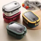 2 Layer Bento Lunch Box 1200ML Microwave Food Containers for Kid