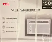 TCL Window Mounted Air Conditioner 5000 BTU AC Unit & Installation Kit 150 SQ FT
