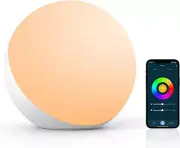 Smart Table Lamp, Dimmable Desk Lamp with App/Voice Control, LED RGB Color Chang