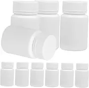 VALICLUD 20Pcs Empty Hdpe Tablet Pill Storage Bottles with Screw Caps for Home Office Travel Outdoor Use for Fish Oil Vitamins Capsules Lightweight Compact Design