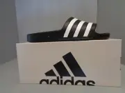 Men's adidas Adilette Aqua Slides NIB! New! Sizes! Black/White F35543 NEW NIB