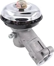 Gear Head Lawn Mower Angle Gear Brush Cutter Gear Grass Trimmer M10 x 1.25 Lawn Sense Trimmer Head Thread Head Replacement Garden Tools Head Housing for Brush Cutter with 26 mm Tube 9 Teeth