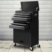Giantz Tool Chest Trolley 7 Drawers Storage Toolbox Black
