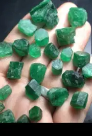 249-Ct Facets Grade Emerald Crystal Type Natural Rough Lot From Pakistan