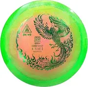 Yikun Professional PDGA Disc Golf Control Driver 170-175g Glaze Line Disk Drivers Perfect for Outdoor Games and Competition (Random Red/Green Color)