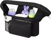 Universal Pram Caddy Bag Stroller Organizer Caddies Accessories with Insulate...