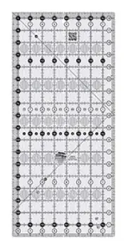 Creative Grids - 8.5" x 18.5" Rectangle Quilting Ruler Template