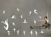 18 Pcs Modern Dance Ballerinas Decal