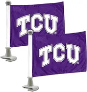 ProMark NCAA TCU Horned Frogs Flag Set 2-Piece Ambassador Style, Team Color, One Size