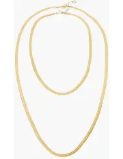 [Taking Shape] Premium Snake Chain Necklace Gold