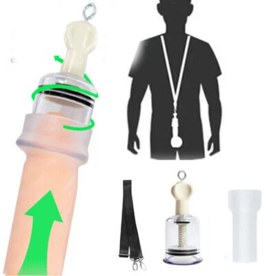 Male Penis Extender Stretcher Growth Enhancer Enlarger-Sleeve-Vacuum-Pump