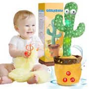 Dancing Talking Cactus Baby Toys Boy Girl Gifts, Singing Mimicking Recording ...