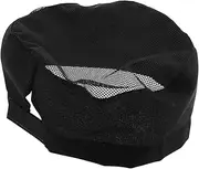 [COLLBATH] Unisex Hotel Chef Hat Black Polyester Cotton Single Layer Replacement Chef Cap Comfortable Wear for Cooking