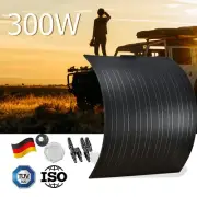 12V 300W Flexible Solar Panel Mono Cells Home Camping Caravan Boat Charging AU