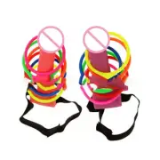2pcsBachelorette Party Favor, Inflatable Ring Toss Game š Ring Toss KitPW