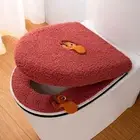 Warm Toilet Seat Covers Soft Toilet Lid Mat Closestool Seat Cushion Bathroom
