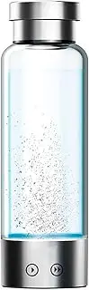 Hydrogen Rich Water Generator Ionizer Portable Hydrogen Alkaline Water Bottle 1 Mins and 3 Mins Mode Make High Concentration Hydrogen Content Water 480Ml
