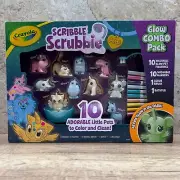 Crayola Scribble Scrubbies Glow Art Set for Kids Craft Kit with Markers Ages 3+