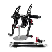 Rearset Rear set for Ducati 848 1098 1098S 1098R 1198 Black H12