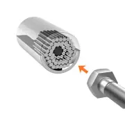 1PCS 7~19mm Torque multi-function universal magic socket set ratchet wrench ✅✅✅