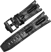 [EKSIL] Genuine Leather watch Strap For AP 15703 Royal Oak Offshore Series 28mm Crocodile Watchbands