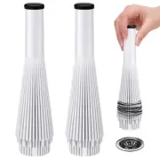 2 Pack Lint Hair Catcher with Rubber Plugs, Hair Catcher, for Washing Machine...