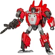 Transformers Toys Studio Series Deluxe Transformers: War for Cybertron 07 Gamer Edition Sideswipe, 4.5-inch Converting Action Figure, 8+