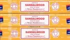 ’Sandalwood' 3 Packets (Earth Series) Nag Champa Satya Incense Sticks 3x15g ॐ