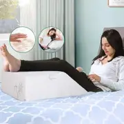 STARRY EUCALYPT Wedge Pillow Memory Foam Cool Gel Leg Back Support Cushion Bamboo