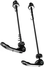 NA 1 Pair Quick Release Skewer Front and Rear Wheel Hub Quick Release Skewer Set Clip Bolt Lever Axle Set for Road Mountain Bicycle