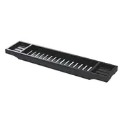 Essential Bamboo Bath Caddy (Black) - 70x15x4.5cm