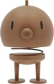 Hoptimist Soft Bumble, Bobble Figure Decoration, Scandinavian, Decorative Living Room, Desk Decoration, Office Gadgets, Great Small Gifts, 15 x 15 x 24 cm, XL, Chocolate