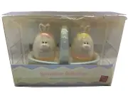 NIB RUSS Easter Egg Bunny Salt Pepper Shakers Berrie Springtime Gatherings