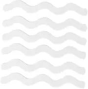 TINEASUR Keep Your 12pcs Non-Slip Stickers for Shower Tub Anti-Fall Decals Easy Application Ideal for Wet Surfaces s Shape 1.27cm x 17.78cm