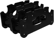 EXAOMBLE 2pcs Dumbbell Rack Stand Barbell Rack Plastic Dumbbell Bracket Dumbbell Storage Weight Stand Gym Holder Replacement Dumbbell Holder Heavy Dumbbell Rack Holder for Dumbbell Black