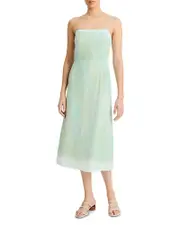 Vince Painted Pastel Board Midi Dress