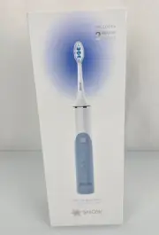 Snow Electric LED light whitening toothbrush in Sky Blue New In Box