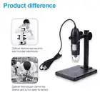1600X USB Digital Microscope 2MP HD Inspection Camera for Win10 Win8 Win7