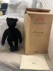 Steiff Black Teddy Bear Limited Edition For UK OF 1500 From 2001 Scwarzbar