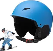 [Generic] Snowboarding Hard Hat - Shock-Absorbing Hard Hat Ear Protection Safety Hat Adjustable - Portable Protective Hat Breathable Multipurpose Safety Hat for Men Women Snow Sports