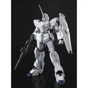 【BANDAI 萬代】MG 1/100 RX-0 獨角獸鋼彈 動畫配色版(萬代模型 模型玩具 組裝模型 鋼彈模型)