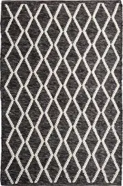 Jewel Chocolate Diamond Wool Rug