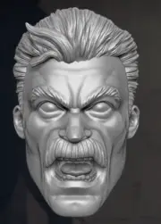 Nolan Grayson Omni-Man v2 yelling Invincible custom head for action figure