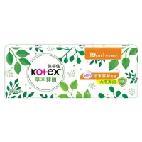 在飛比找蝦皮購物優惠-kotex靠得住溫柔宣言-草本抑菌量少型衛生棉 19cm X