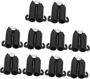 Toddmomy Adjustable Plastic Trellis Clip Set Plant Support Garden Clips 10pcs Garden Stake Connectors for Greenhouse Tomatoes Cucumbers