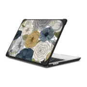MacBook Pro 13-inch (M1 / M2 / Intel) Bounce Case Navy + Mustard Florals