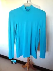 SALOMON ESSENTIALS WARM LS BASE LAYER TOP M - SIZE M - BARRIER REEF- CHARITY LOT