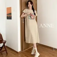 在飛比找蝦皮商城優惠-ANNE｜休閒連衣裙 連身裙 t恤裙 【AD102101】洋