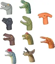 10Pcs Dinosaur Finger Puppets Set Educational Interactive for Storytelling Role Playing and Parent Bonding Activities